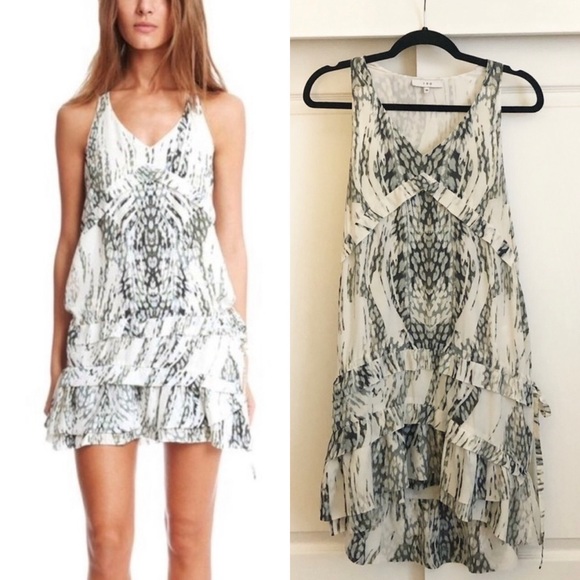 IRO White and Black Mini Dress - Picture 9 of 16